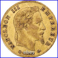 #1047118 France, Napoleon III, 5 Francs, 1867, Strasbourg, Gold, EF, Gadoury1