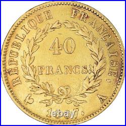 #1120292 Coin, France, Napoléon I, 40 Francs, 1807, Paris, VF, Gold, KM