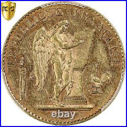 #1120598 France, 20 Francs, Génie, 1890, Paris, Gold, PCGS, AU(55-58), Le Fran