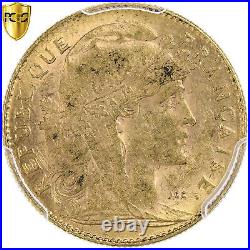 #1120604 France, 10 Francs, Marianne, 1912, Paris, Gold, PCGS, AU(55-58), Le F