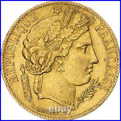 #1210081 France, Cérès, 20 Francs, 1849, Paris, AU, Gold, KM762, Gadoury1059