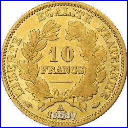 #1210162 France, 10 Francs, Cérès, 1851, Paris, Gold, AU, Gadoury1012, KM770