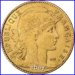 #1211732 France, 10 Francs, Marianne, 1909, Paris, Gold, AU, Gadoury1017, KM