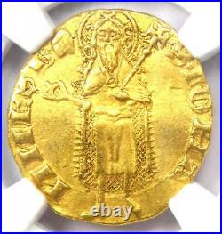 1335-93 France Gold Raymond III Florin Gold Coin Certified NGC AU Details