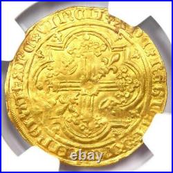 1343-52 France Gold Franc Jeanne de Naples Gold Coin Certified NGC AU Details