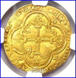 1350-64 France Jean II le Bon gold Franc a cheval Gold Coin NGC MS61 (BU UNC)