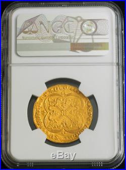 1364, Royal France, John II. Stunning Gold Cavalier Franc Coin. R! NGC MS-61