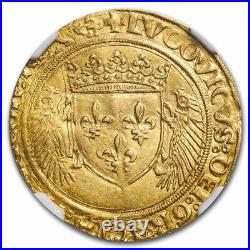 1498-1515 France Gold ECU d'Or Louis XII AU-58 NGC (Fr-325) SKU#272306