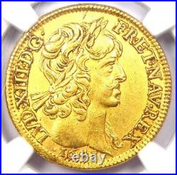 1641 France Louis XIII Gold Louis d'Or (1 L'OR Coin) Certified NGC AU Details
