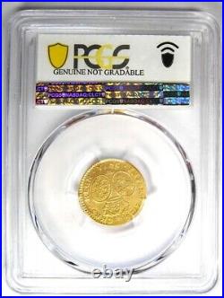 1726-W France Louis XV Louis Half d'Or 1/2 L'OR Coin Certified PCGS VF Details