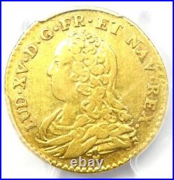 1727 France Louis XV Half Louis d'Or 1/2L'OR Gold Coin Certified PCGS XF40 EF