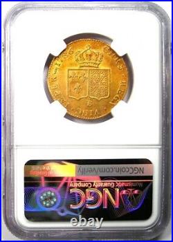1786 France Gold Louis XVI 2 Louis d'Or Coin 2 L'OR Certified NGC AU55 Rare