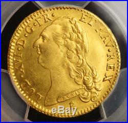 1786-K, Royal France, Louis XVI. Gold Double Louis Coin. (15.3gm!) PCGS MS-63