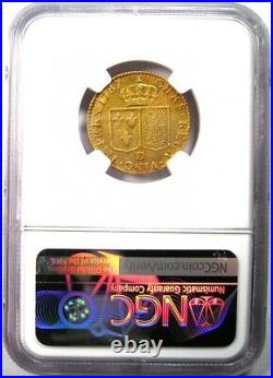 1787-D France Gold Louis XVI Louis d'Or Coin 1 L'OR NGC XF Details (EF)