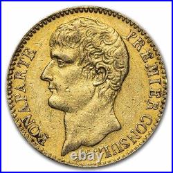 1802-1806 (AN11/AN14) France Gold 40 Francs AU SKU#90784