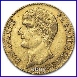 1802 AN XI France Gold 40 Francs Napoleon XF SKU#230457