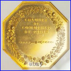1803/1988, France. Proof Gold Chamber of Commerce Medal. (39gm!) NGC PF66