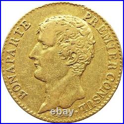 1803 A 20 Francs France Gold Coin Napoleon Bonaparte Premier Consul (MO2912-)