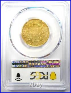 1803 France Gold Napoleon 40 Francs Coin G40F (AN 12 A) Certified PCGS AU50