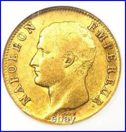 1806 France Gold Napoleon 20 Francs Coin G20F Certified NGC XF45 (EF45)