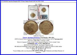 1807 FRANCE Napoleon Bonaparte BIG 40 Francs Antique French Gold Coin NGC i70400
