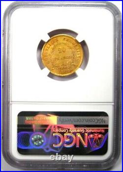 1808-A France Gold Napoleon 20 Francs Coin G20F Certified NGC AU58 Rare