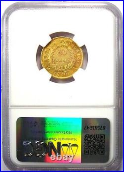 1810 France Gold Napoleon 20 Francs Coin G20F Certified NGC AU Details