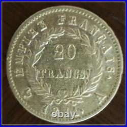 1811-A France 20 Francs Gold Coin Napoleon KM 695.1