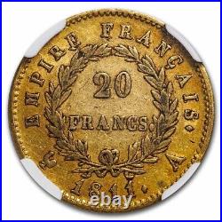 1811-A France Gold 20 Francs Napoleon AU-50 NGC SKU#255406