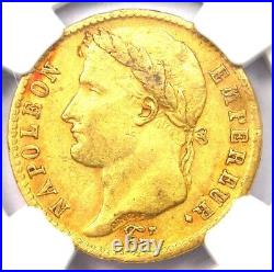 1811-A France Gold Napoleon 20 Francs Coin G20F Certified NGC AU50 Rare