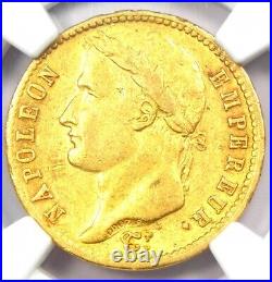 1811-A France Gold Napoleon 20 Francs Coin G20F Certified NGC AU53