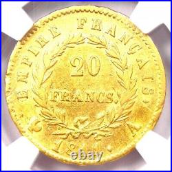 1811-A France Gold Napoleon 20 Francs Coin G20F Certified NGC XF40 (EF40)