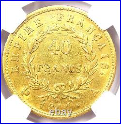 1811-A France Gold Napoleon 40 Francs Coin G40F Certified NGC AU55 Rare