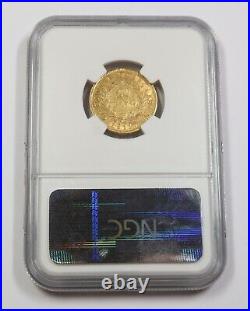 1811 A NGC AU53 FRANCE GOLD Napoleon 20 Francs Coin #38667B