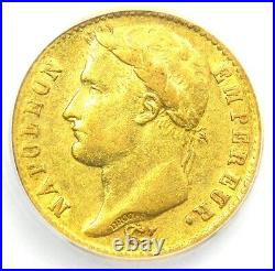 1811 France Gold Napoleon 20 Francs Coin G20F Certified ICG XF45 (EF45)