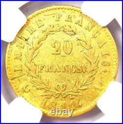 1811 France Gold Napoleon 20 Francs Coin G20F Certified NGC AU Details