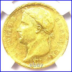 1811 France Gold Napoleon 20 Francs Coin G20F Certified NGC MS62 (BU UNC)