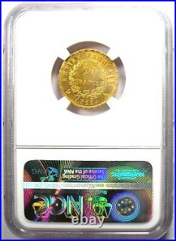 1811 France Gold Napoleon 20 Francs Coin G20F Certified NGC MS62 (BU UNC)