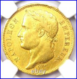 1811 France Gold Napoleon 40 Francs Coin G40F Certified NGC AU55 Rare