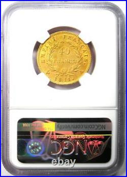 1811 France Gold Napoleon 40 Francs Coin G40F Certified NGC AU55 Rare