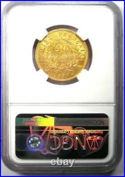 1811 France Gold Napoleon 40 Francs Coin G40F Certified NGC AU Details