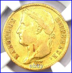 1811-W France Gold Napoleon 20 Francs Coin G20F Certified NGC XF40 (EF40)