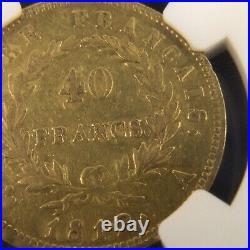1812A France G40F Napoleon Gold NGC XF45 Gold 40 Francs