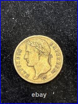1812 A Gold France 20 Francs Napoleon Emperor Coin Paris Mint