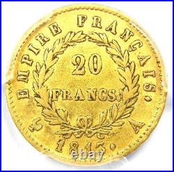 1813 France Gold Napoleon 20 Francs Coin G20F Certified PCGS AU50 Rare