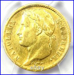 1813 France Gold Napoleon 20 Francs Coin G20F Certified PCGS AU55 Rare