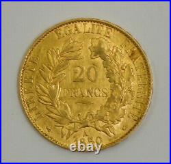 1850-A France 20 Francs Angel AU. 1867 944739-17