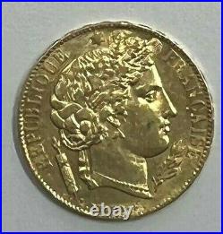 1851-A France, 20 Francs Gold Coin! Uncertified
