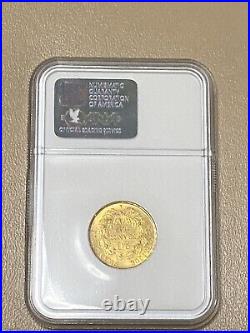 1852-A FRANCE? LOUIS-NAPOLEON BONAPARTE 20-F Francs GOLD COIN NGC MS 61