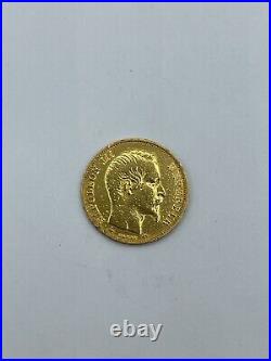 1859 Gold 20 Francs France Gold Coin